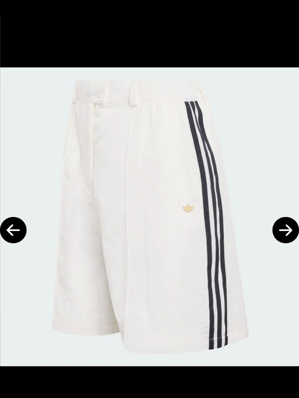 Adidas White Side-Stripe Skirt with Trefoil Logo Medium - Picture 2 of 6
